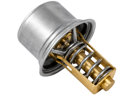 Insert de thermostat de pompe à eau. Porsche 987.2 Boxster / 987C.2 Cayman / 997.2 / 991.1 - 9A110622502, 9A110622503 - 411622.01.81D70